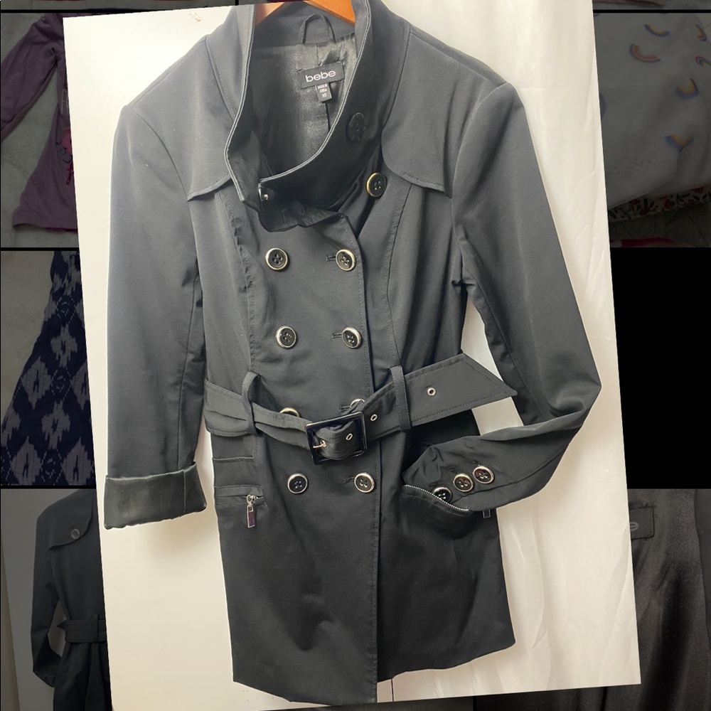 BEBE- Black Trench Coat 🧥